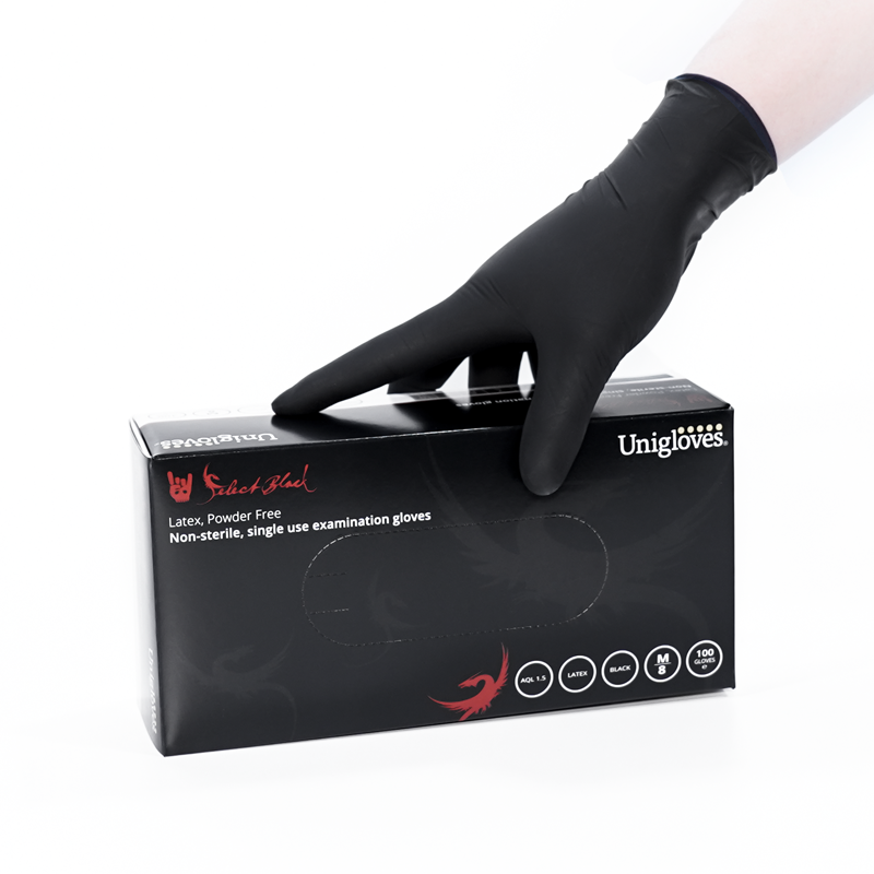 友利格飛龍SELECT BLACK GT002X一次性無粉丁腈手套圖片2