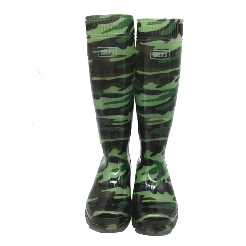 回力807迷彩PVC高筒雨靴圖片1 回力807迷彩PVC高筒雨靴圖片1