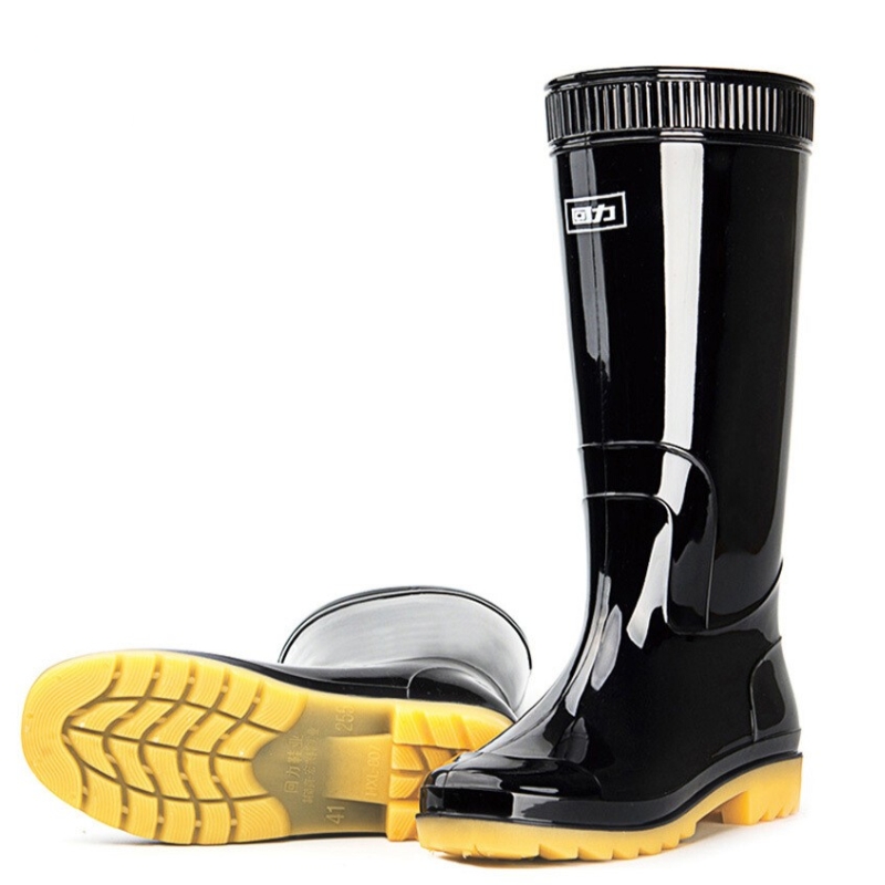 回力807高筒PVC黑色雨靴圖片2 回力807高筒PVC黑色雨靴圖片2