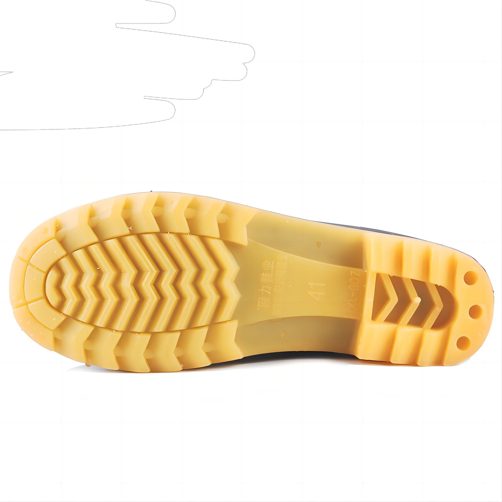 回力807高筒PVC黑色雨靴圖片3 回力807高筒PVC黑色雨靴圖片3