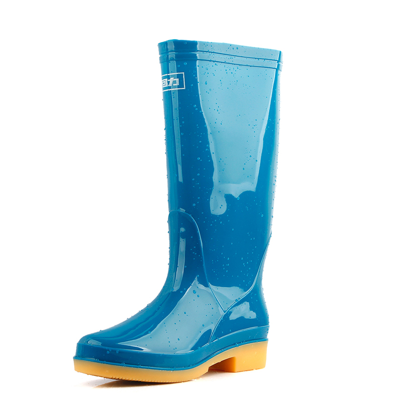 回力813藍色PVC高筒雨靴圖片4 回力813藍色PVC高筒雨靴圖片4