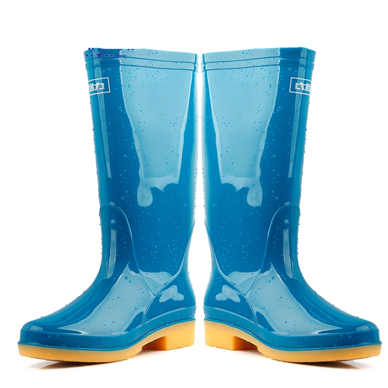 回力813藍色PVC高筒雨靴圖片2 回力813藍色PVC高筒雨靴圖片2
