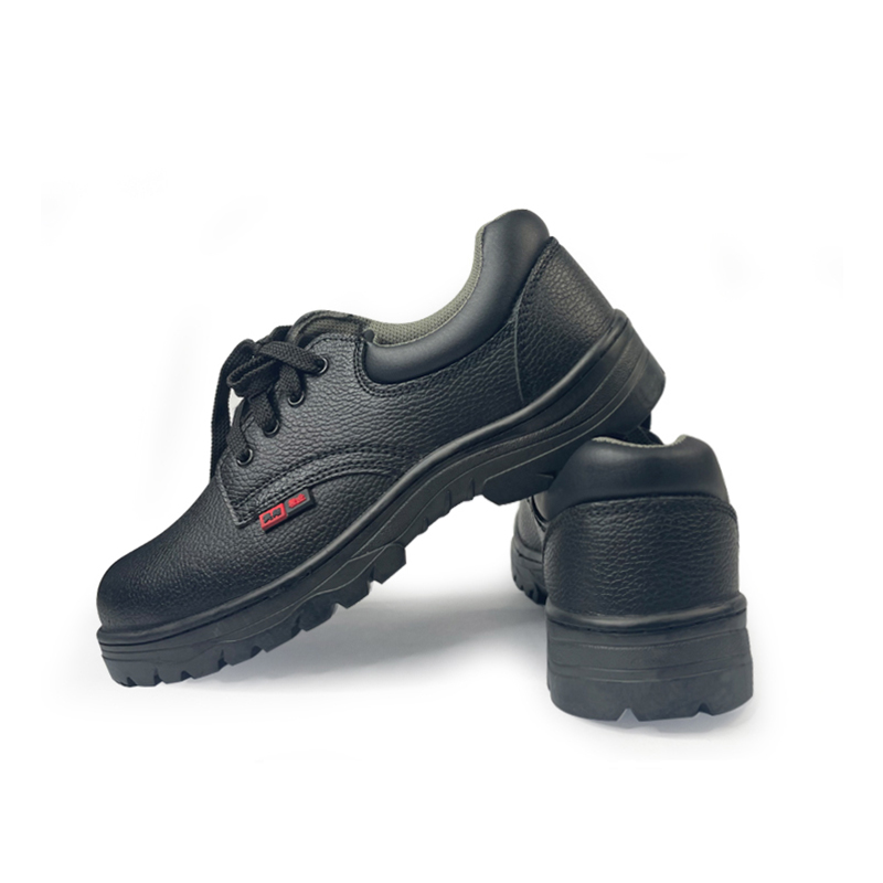 澳翔AX013黑色二層荔枝紋牛皮防砸防刺穿橡膠大底安全鞋圖片1 澳翔AX013黑色二層荔枝紋牛皮防砸防刺穿橡膠大底安全鞋圖片1