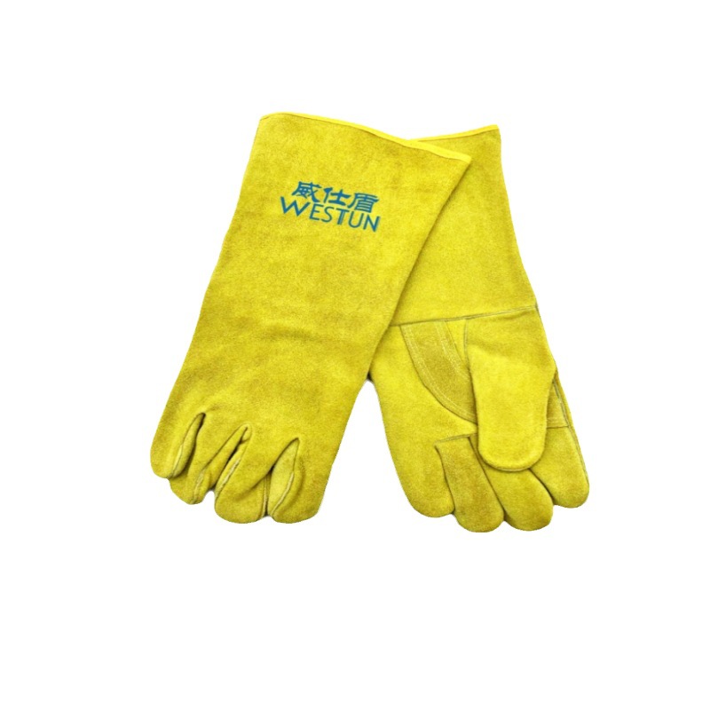 威仕盾G-2015/16金黃色牛皮加長電焊手套圖片1 威仕盾G-2015/16金黃色牛皮加長電焊手套圖片1