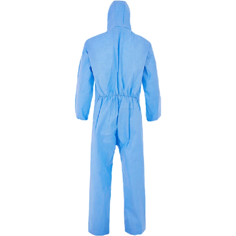 雷克蘭ESB428藍色帶帽連體防護服圖片1