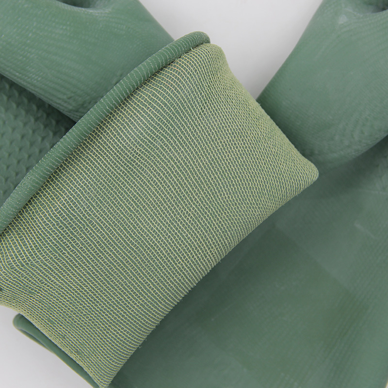 雙一牌丁基橡膠手套尼龍襯里耐酸堿防滑耐磨手套圖片2