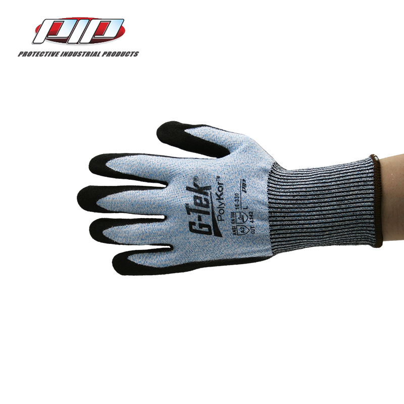 PIP 16-330防滑耐磨雙浸丁腈防割手套圖片4