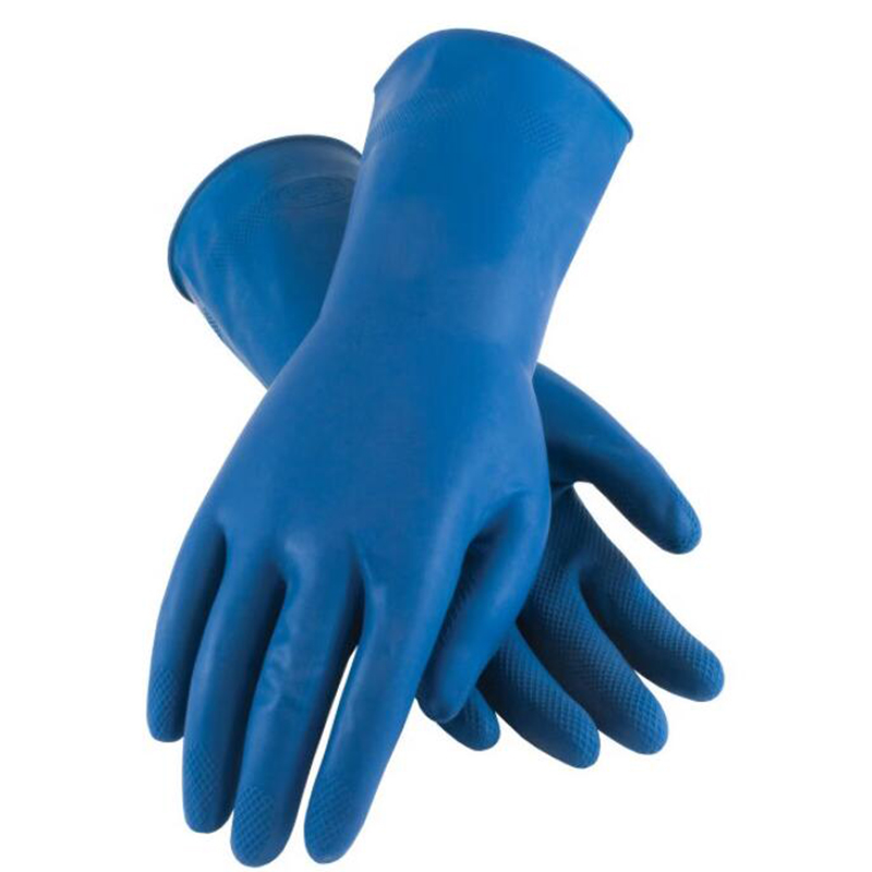 PIP 47-L171B藍色乳膠防化手套圖片1