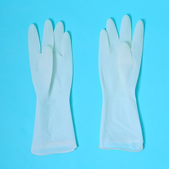 中藍(lán)LT/C68一次性使用滅菌橡膠外科手套圖片3