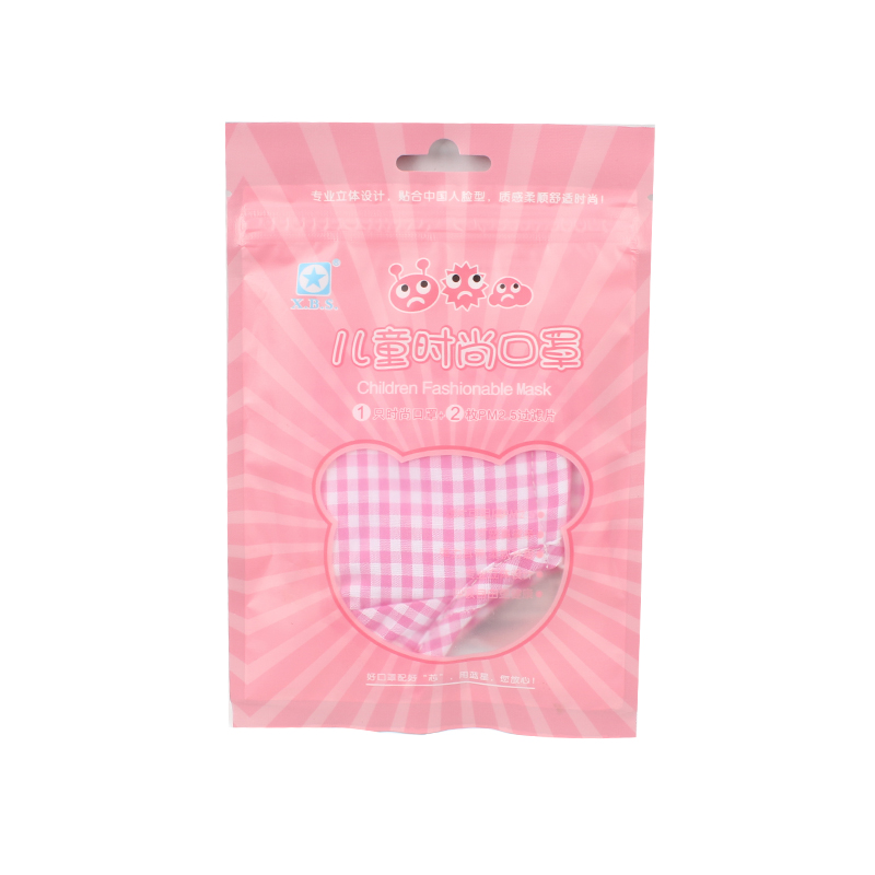 藍星紅格耳戴式兒童棉布口罩圖片4 藍星紅格耳戴式兒童棉布口罩圖片4