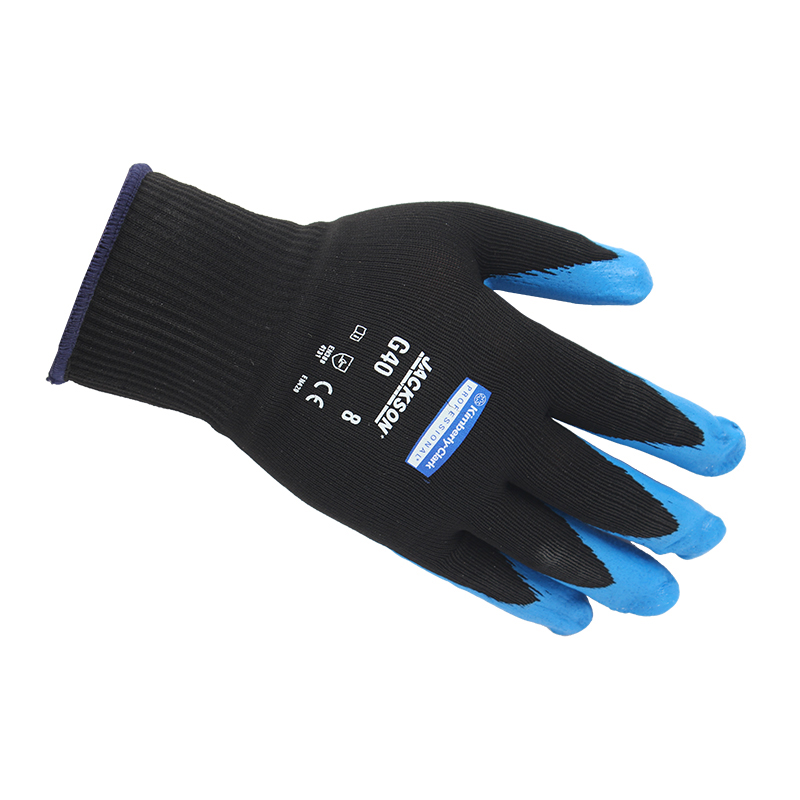 金佰利40227B G40發泡丁腈涂層勞保手套L圖片1