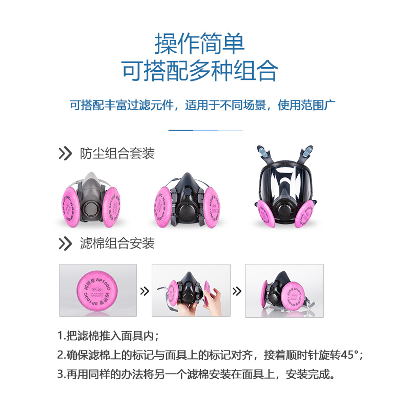 呼享8P100C KP100防有機異味活性炭防塵濾棉圖片3 呼享8P100C KP100防有機異味活性炭防塵濾棉圖片3