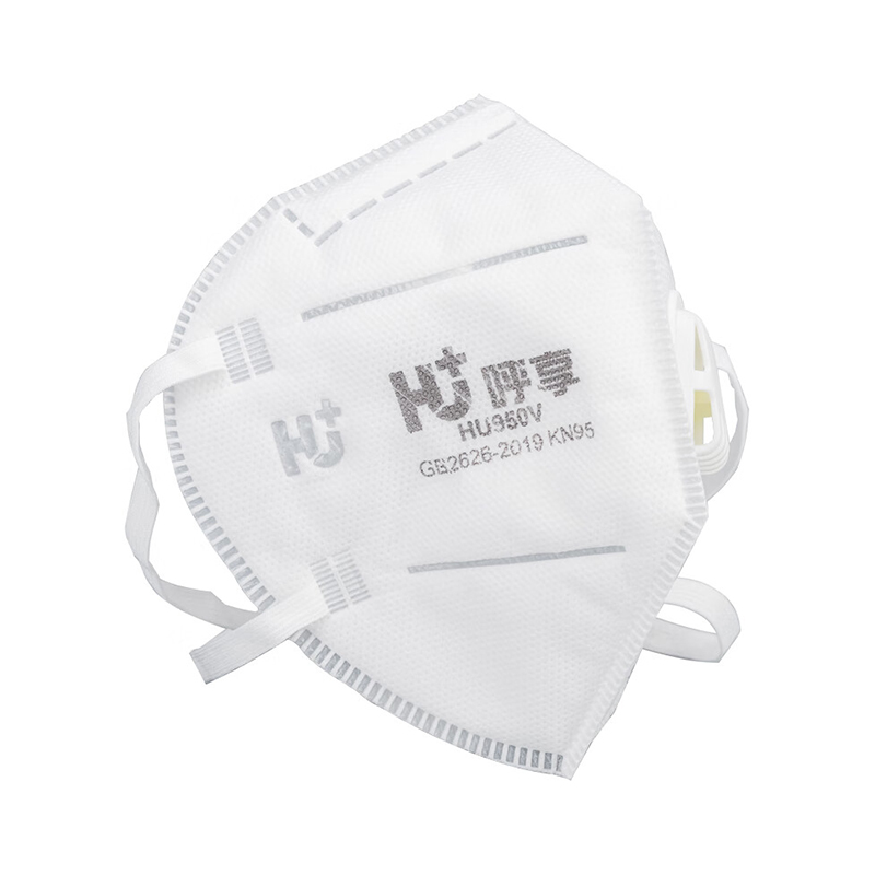 呼享HU950V KN95頭戴式折疊帶閥防塵口罩圖片1