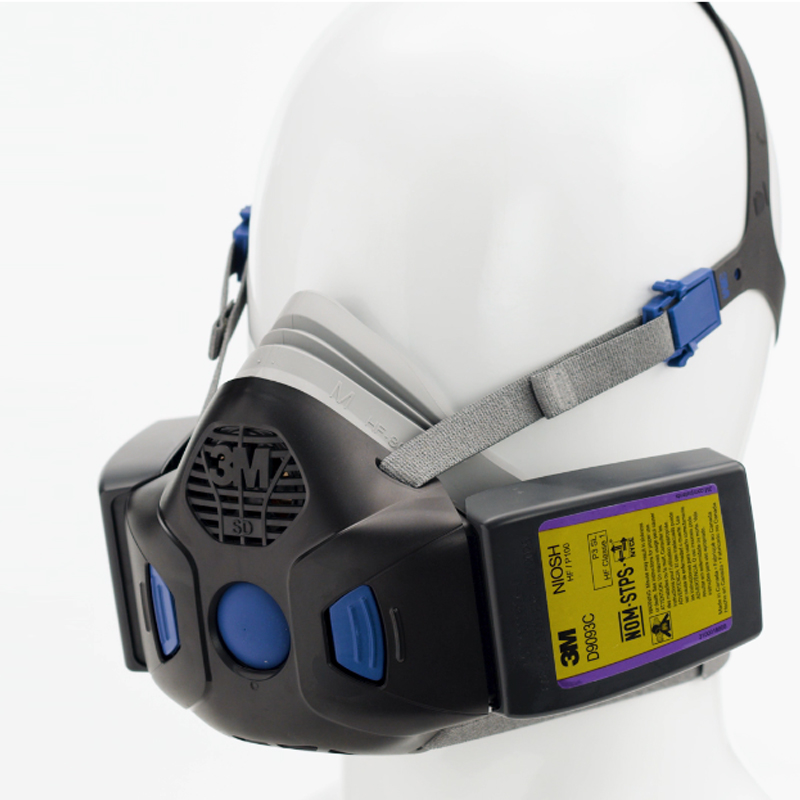 3M HF-802SD硅膠半面罩帶揚聲器振動膜防毒面具Secure Click中號面罩圖片3 3M HF-802SD硅膠半面罩帶揚聲器振動膜防毒面具Secure Click中號面罩圖片3