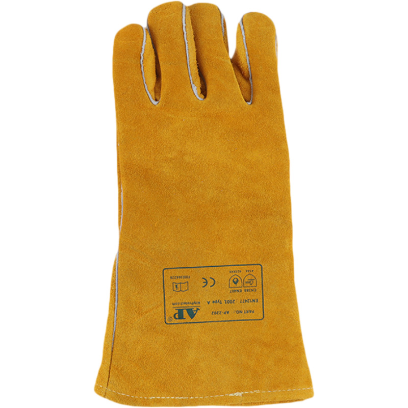 友盟AP-2202金黃色耐磨隔熱電焊手套圖片2 友盟AP-2202金黃色耐磨隔熱電焊手套圖片2