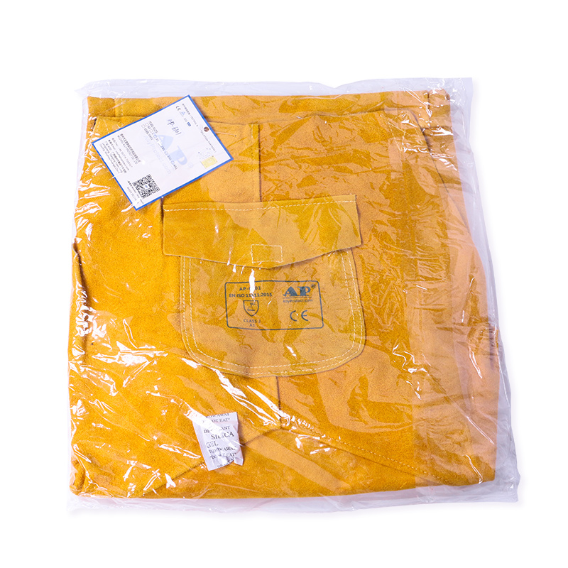 友盟AP-6101金黃色全皮護胸圍裙圖片2