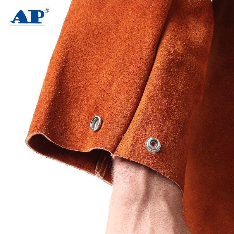 友盟AP-7130咖啡色全皮焊工服上衣圖片3 友盟AP-7130咖啡色全皮焊工服上衣圖片3