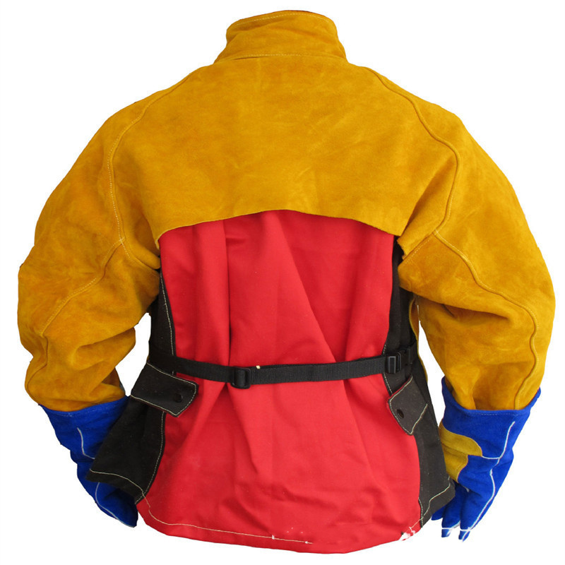 友盟AP-2188/2189金黃色開背式焊工服及圍身圖片3 友盟AP-2188/2189金黃色開背式焊工服及圍身圖片3