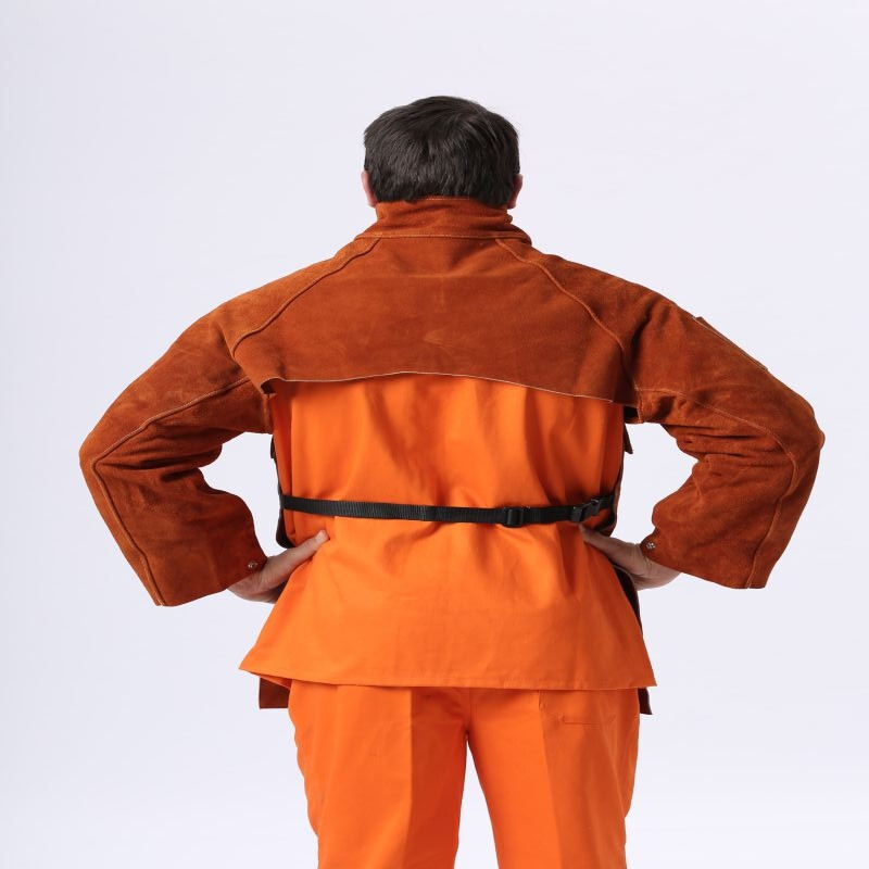 友盟AP-7188/7189金黃色開背式焊服及圍身圖片2 友盟AP-7188/7189金黃色開背式焊服及圍身圖片2