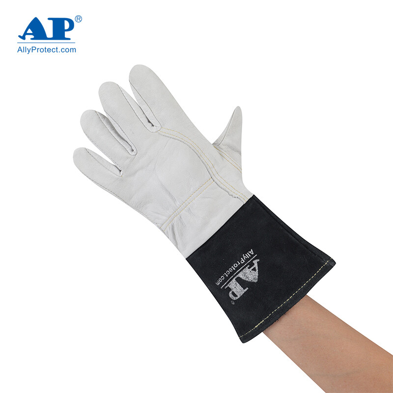 友盟AP-1077防火隔熱羊青皮電焊手套圖片3