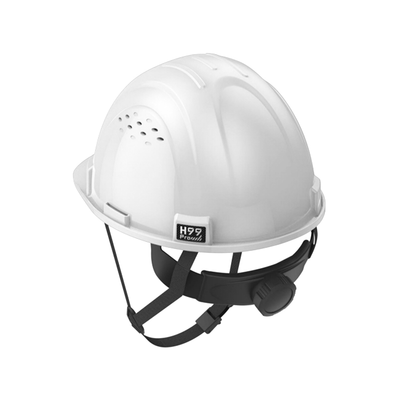 Honeywell霍尼韋爾H99PBA101SCN H99pro加強ABS款帶通風孔按鍵款白色安全帽圖片1