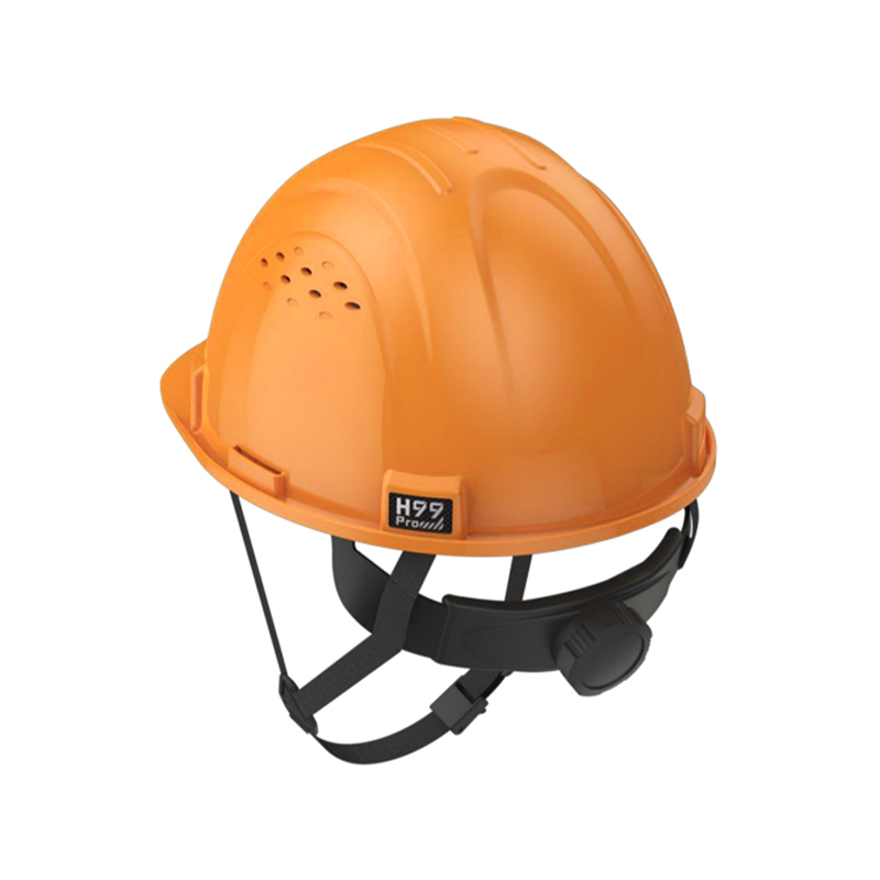 Honeywell霍尼韋爾H99PBN103SCN H99pro加強(qiáng)ABS款不帶通風(fēng)孔按鍵款橙色安全帽圖片1