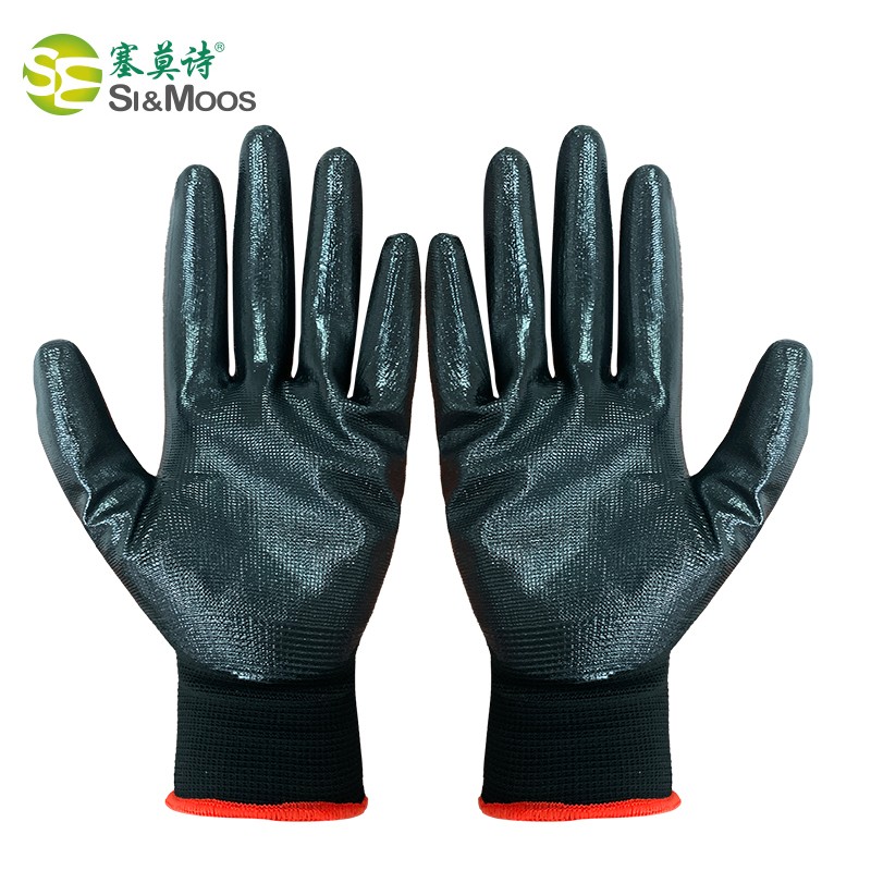 塞莫詩CG905BK黑色浸膠丁腈手套圖片1 塞莫詩CG905BK黑色浸膠丁腈手套圖片1