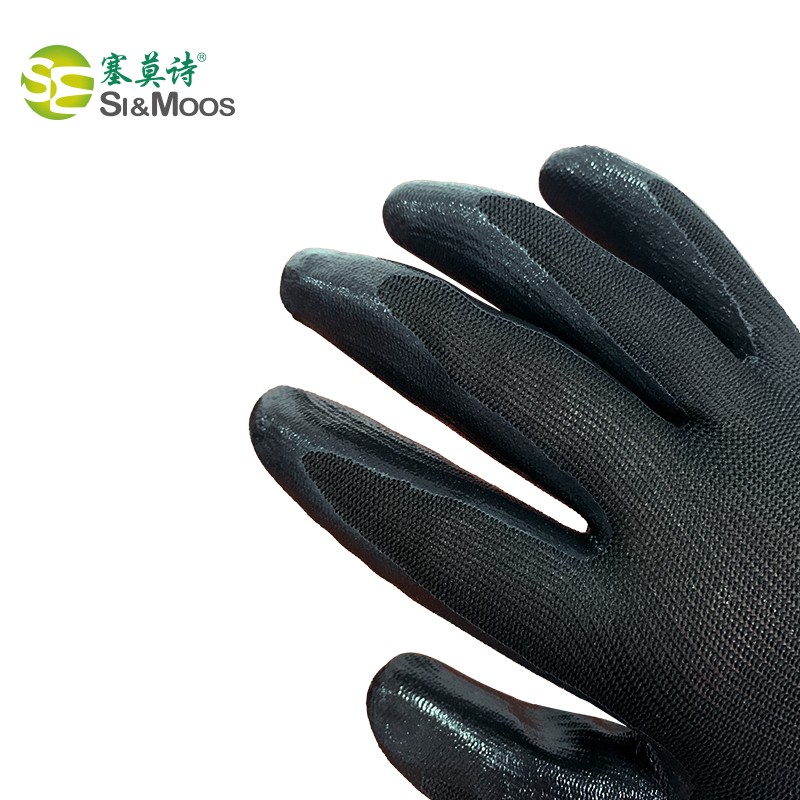 塞莫詩CG905BK黑色浸膠丁腈手套圖片3 塞莫詩CG905BK黑色浸膠丁腈手套圖片3