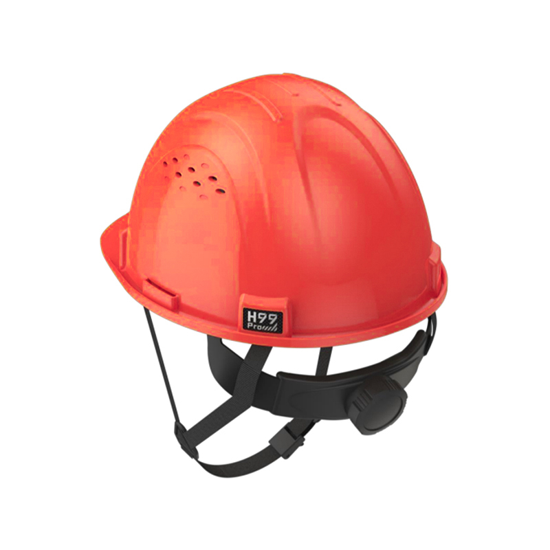 Honeywell霍尼韋爾H99PBA115SCN H99pro加強ABS款帶通風(fēng)孔按鍵款紅色安全帽圖片1