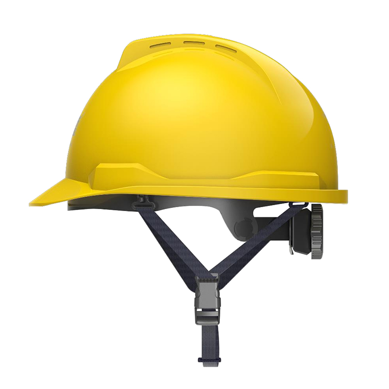 Honeywell霍尼韋爾Y99RAP102S Y99S系列ABS帶通風(fēng)孔四點(diǎn)快插下頦帶黃色安全帽圖片2