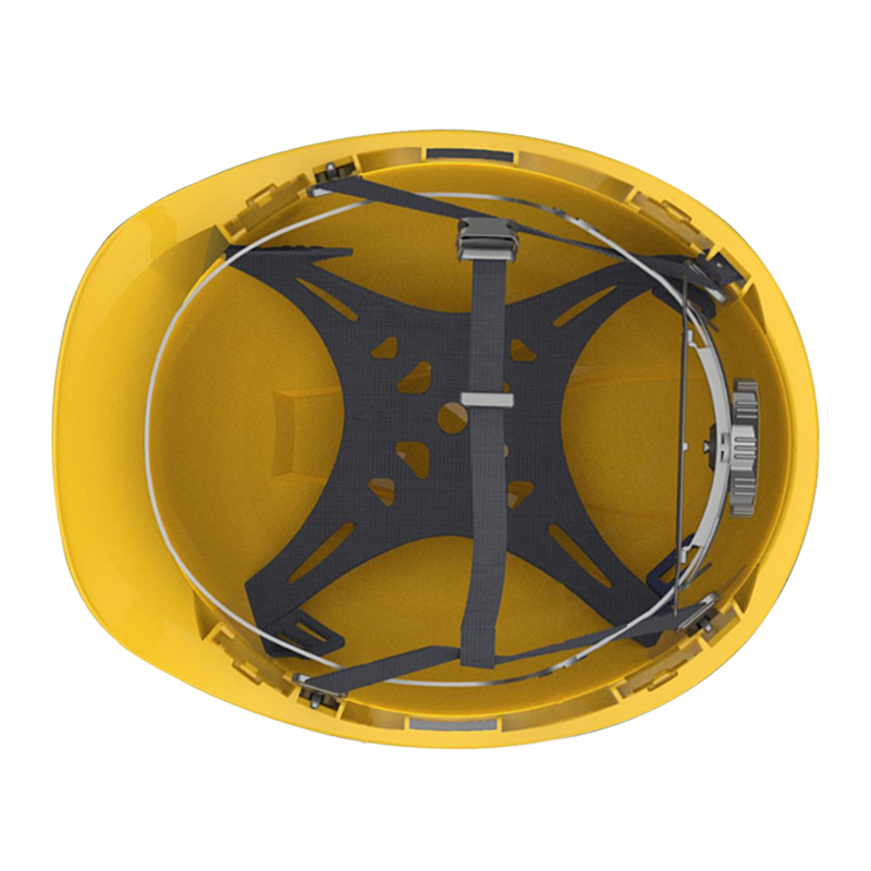 Honeywell霍尼韋爾Y99RAP102S Y99S系列ABS帶通風(fēng)孔四點(diǎn)快插下頦帶黃色安全帽圖片5