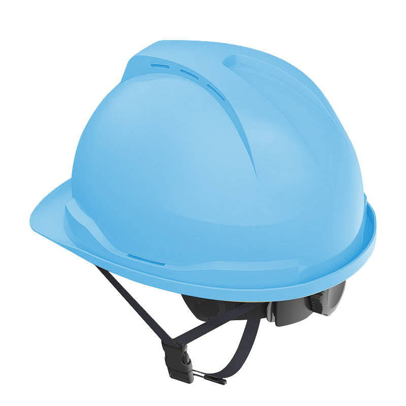 Honeywell霍尼韋爾Y99RAP107S Y99S系列ABS帶通風孔四點快插下頦帶藍色安全帽圖片1