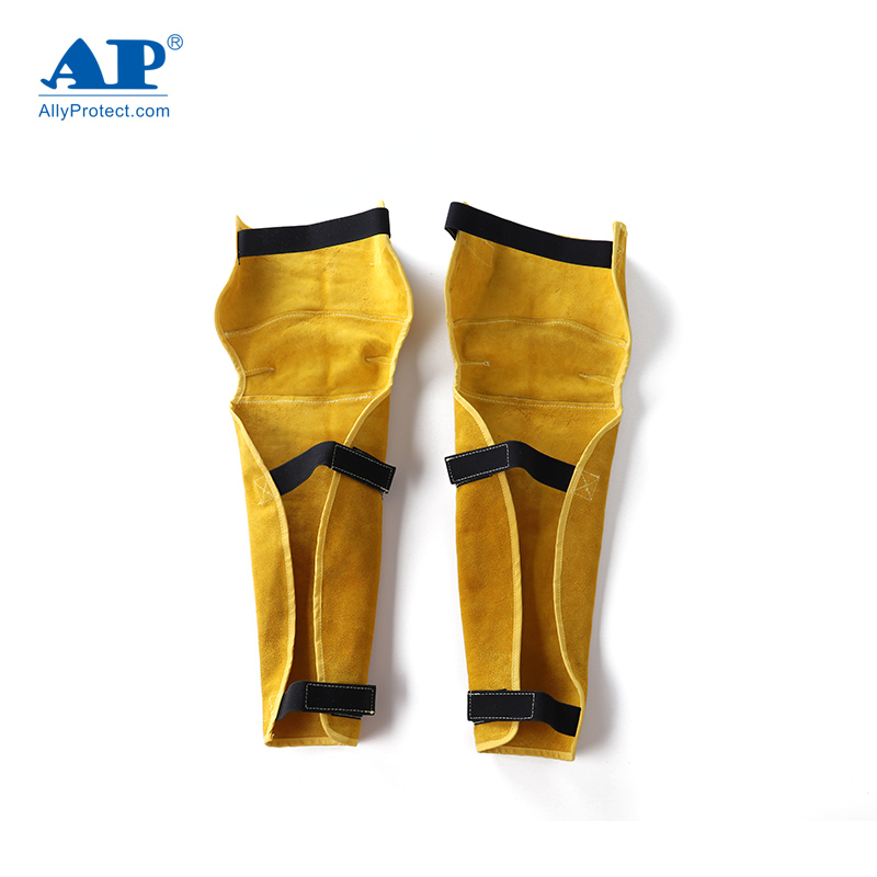 友盟AP-004金黃色牛二層皮護腿圖片1 友盟AP-004金黃色牛二層皮護腿圖片1