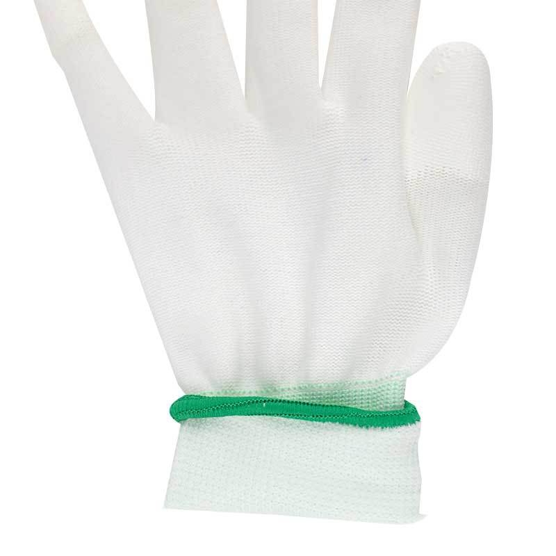 漢盾HD-GP5014 PU涂指滌綸勞保手套圖片2