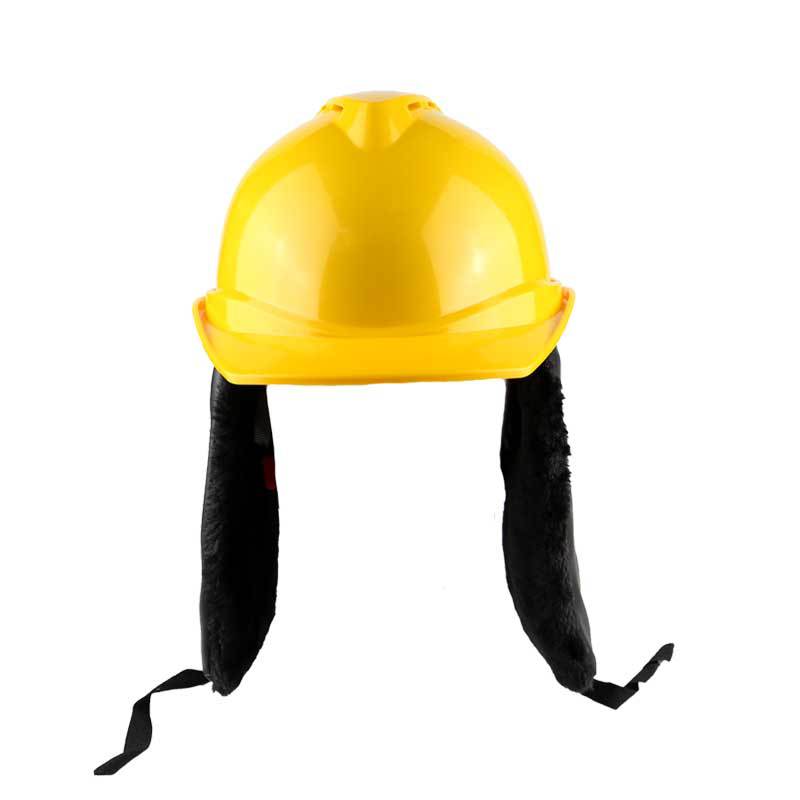 漢盾HD-HT0104皮質(zhì)羊剪絨內(nèi)襯防寒安全帽圖片1