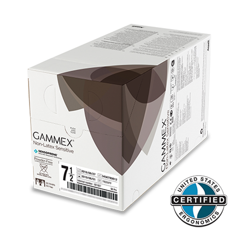 安思爾GAMMEX 340007075氯丁橡膠外科手套圖片1 安思爾GAMMEX 340007075氯丁橡膠外科手套圖片1