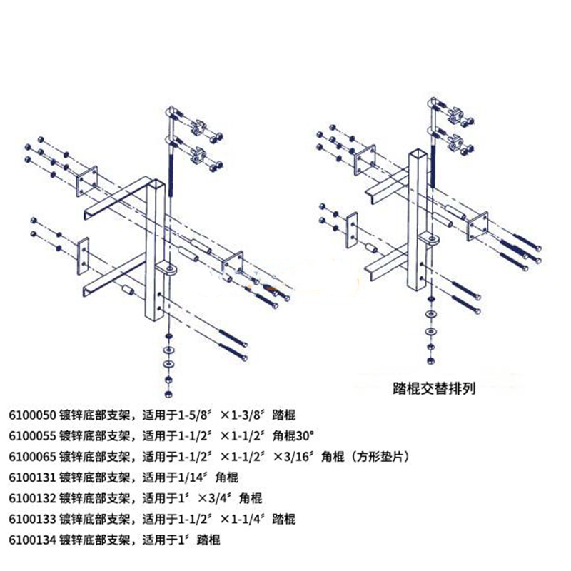 3M 6100055鍍鋅底部支架圖片1 3M 6100055鍍鋅底部支架圖片1