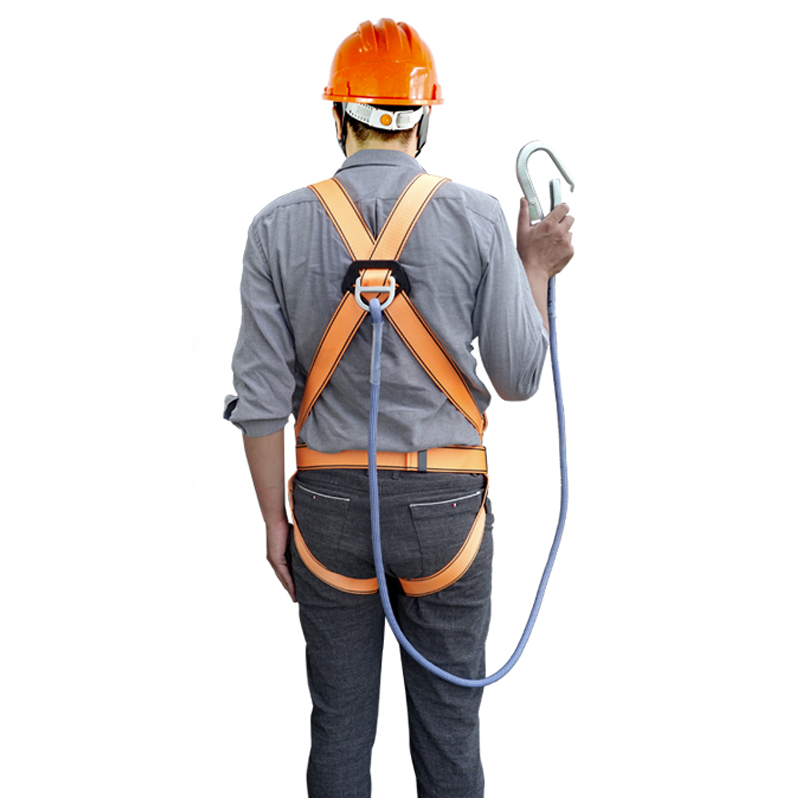 宏建歐式單大鉤安全帶圖片2