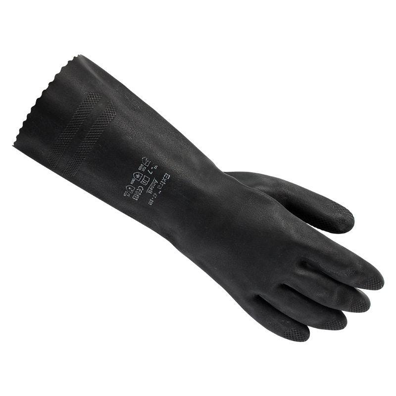 Ansell安思爾87-950  Extra內植絨橡膠防化手套圖片2