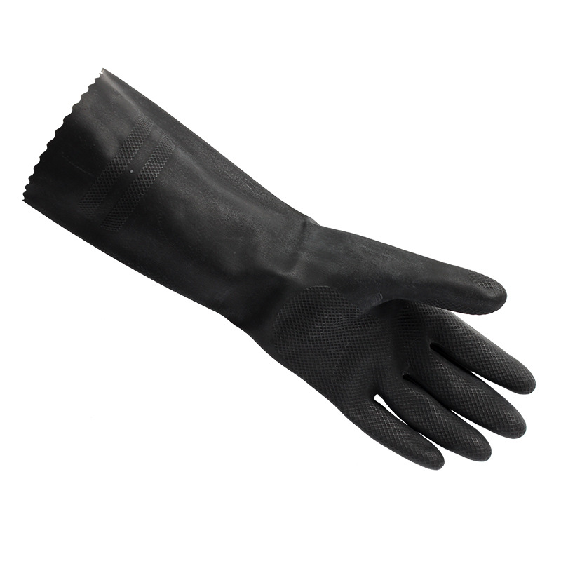 Ansell安思爾87-950  Extra內植絨橡膠防化手套圖片1