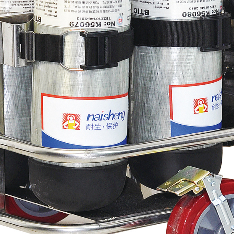 耐生82050011A 6.8L國產碳瓶車載式移動供氣推車圖片1 耐生82050011A 6.8L國產碳瓶車載式移動供氣推車圖片1