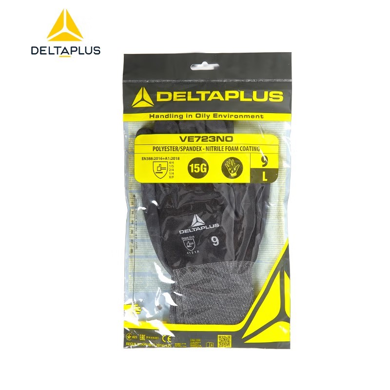 代爾塔201703 VE723丁腈涂層工作勞保手套圖片2 代爾塔201703 VE723丁腈涂層工作勞保手套圖片2