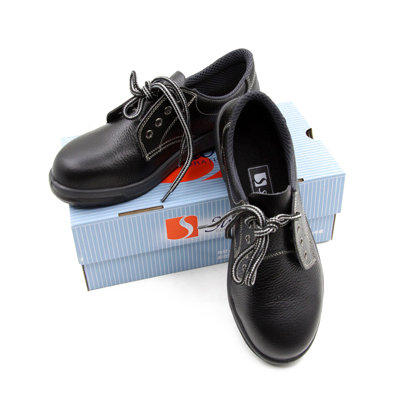希滿YS-711黑色壓花牛皮防砸電絕緣安全鞋圖片2 希滿YS-711黑色壓花牛皮防砸電絕緣安全鞋圖片2