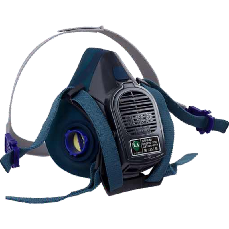 康保仕D60硅膠防毒半面具帶振動傳聲裝置圖片1