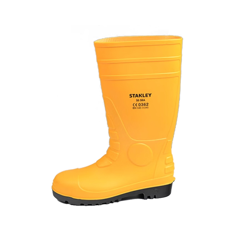 STANLEY史丹利ST6500黃色PVC防砸防刺穿安全靴圖片1