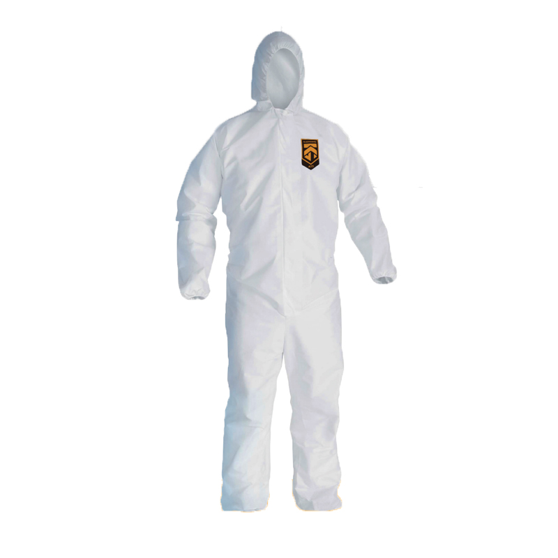 金佰利38941-04 KLEENGUARD勁衛(wèi)A35白色帶帽連體防護服XXL