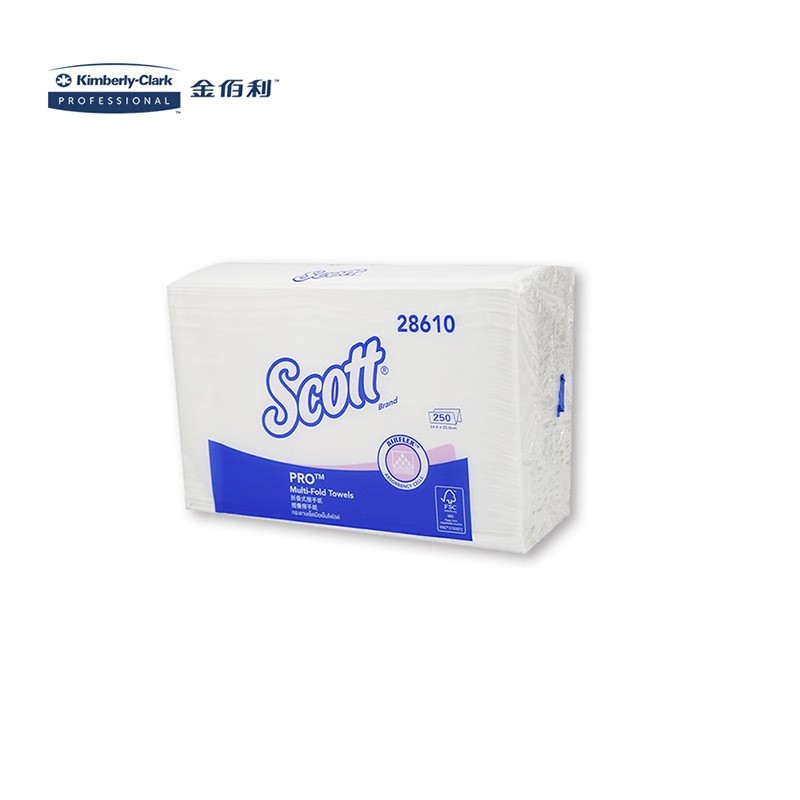 金佰利28610 Scott適高Airflex折疊式擦手紙