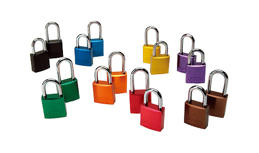 Brady貝迪99608紅色鋁制掛鎖