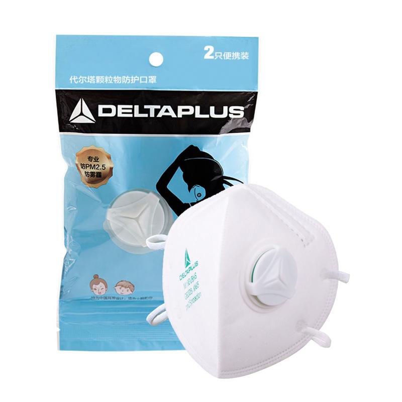 代爾塔104024小款帶閥耳戴式防塵口罩
