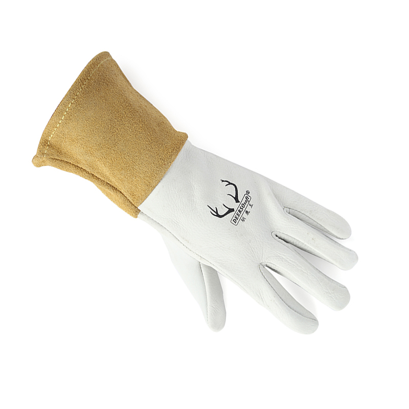 威特仕10-2304-S白色鹿青皮焊工手套